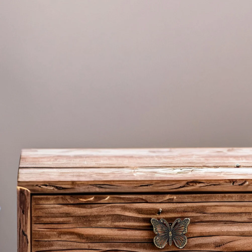 

12Pcs Butterfly Shape Vintage Cabinet Knobs Single Hole Pull Handles Decorative Drawer Cupboard Closet Wardrobe Furniture