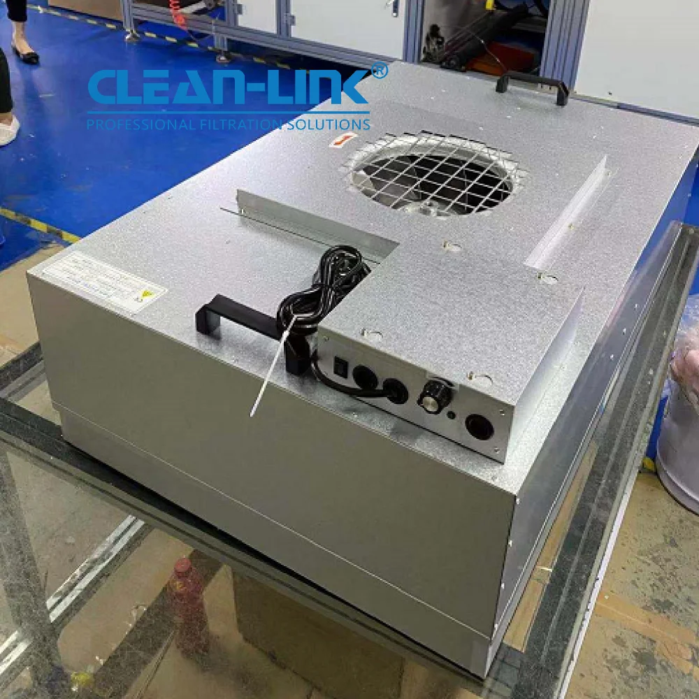 Custom Galvanized Steel with Aluminum air box hepa flow hood ceiling FFU hepa filter fan filter unit FFU for air clean equipment