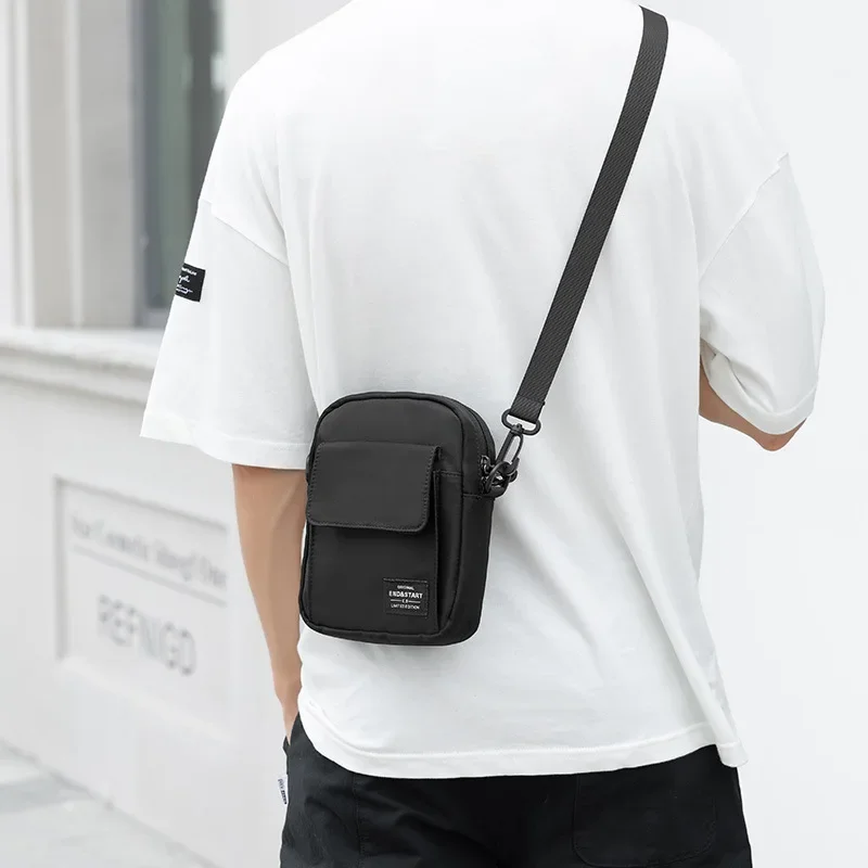 Nylon Small Shoulder Crossbody Bag for Men 2024 Brand Japanese Mini Cell Phone Bags Male Pouch Man Casual Handbags Travel Murse