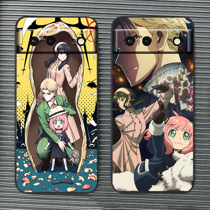 جراب سيليكون أسود ، هاتف S-Space ضد صدمة X ، غلاف لطيف ، جوجل بيكسل 8 ، 7A ، 7 ، 6A ، 6 ، 5A ، 5 ، 4 ، 4A ، XL ، 5G