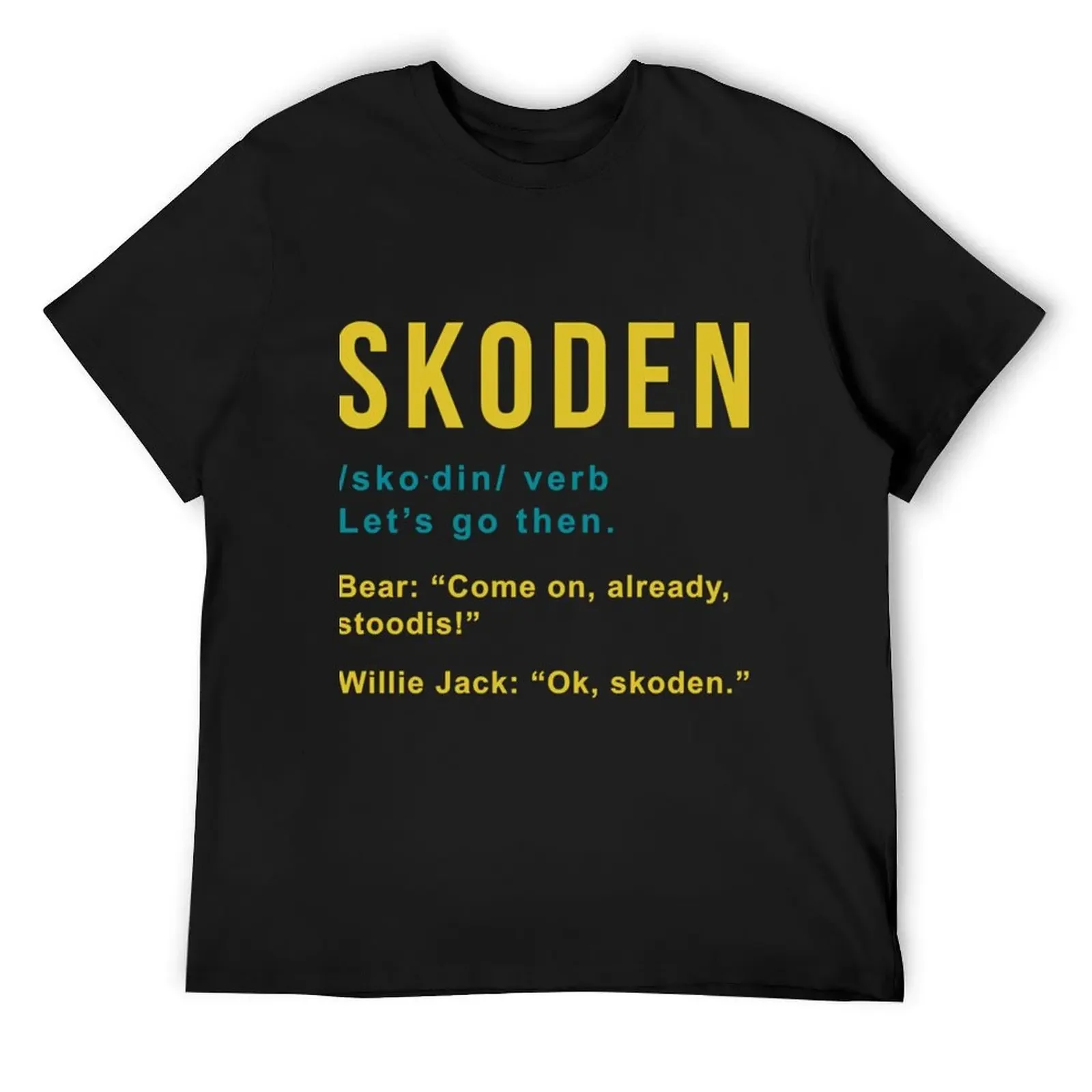 Skoden from Reservation Dogs T-Shirt oversizeds quick-drying graphic tee shirt sweat shirts, men