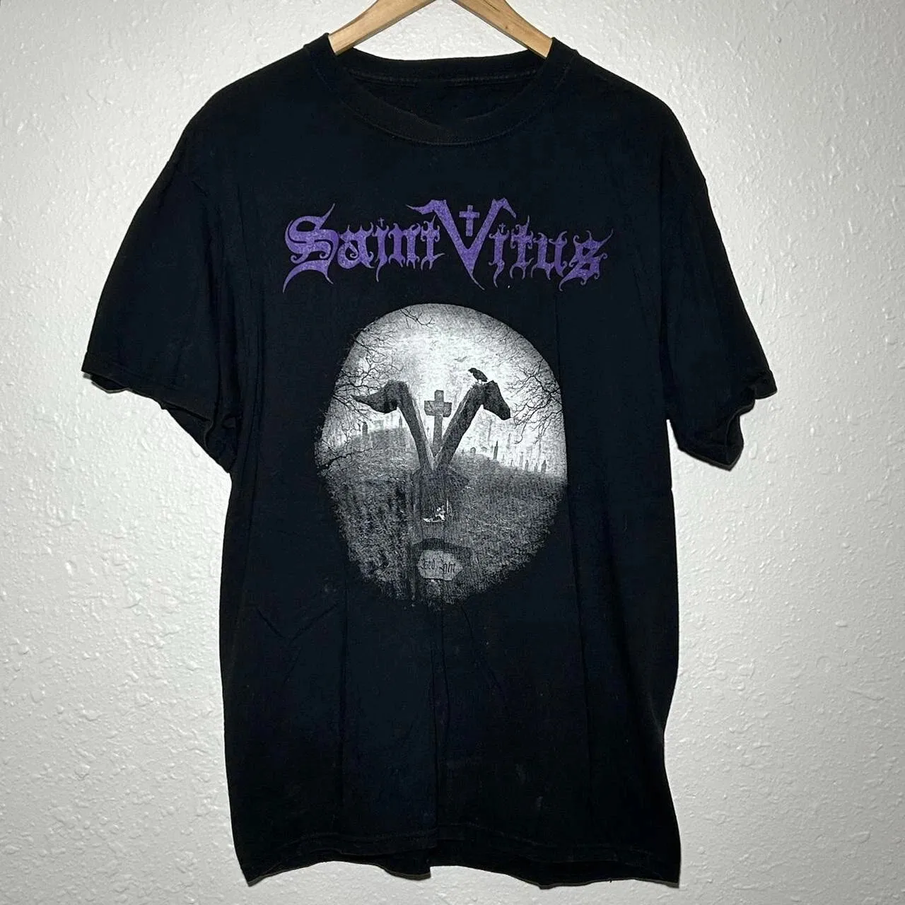 Saint Vitus Band Lillie Album Shirt Classic Black Unisex S-5XL ES075