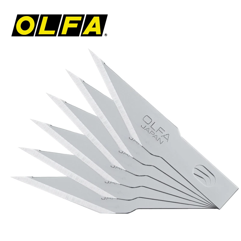 OLFA KB4-S/KB4-F Precision Art Replacement Blade 5pcs Blades for Professional Art Knife AK-4