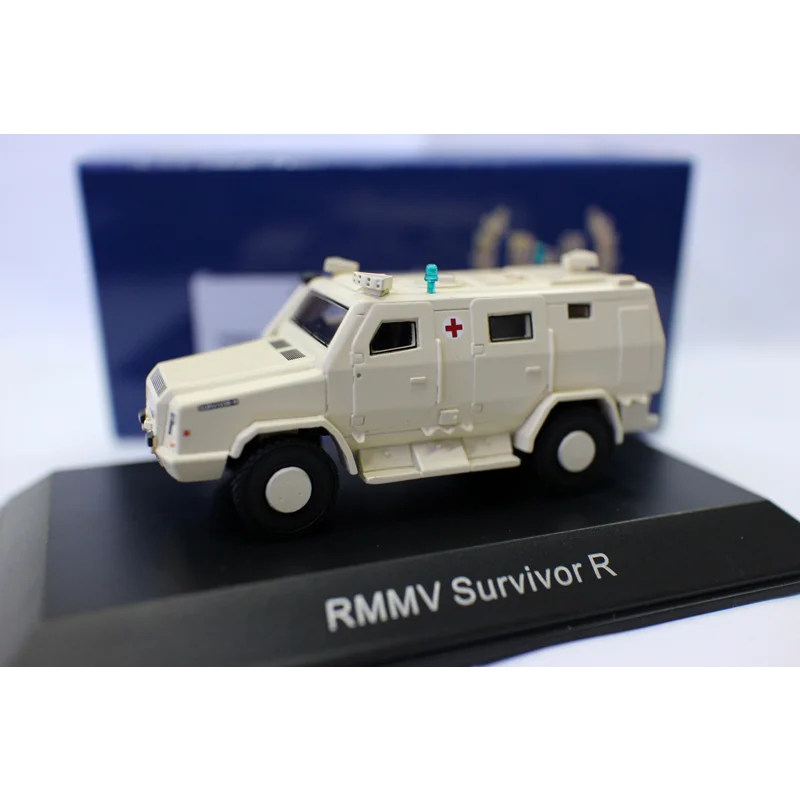 

Масштаб 1:87 BOS RMMV Survivor 4x4, бронеавтомобиль, скорая помощь, модель автомобиля из смолы, Коллекционная игрушка, подарок, сувенир, витрина, орнамент