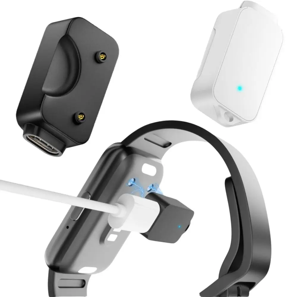 LED Indicator Magnetic Charger Converter Aluminium Alloy Safe Smart Band Charging Adapter for Samsung Galaxy fit3 SM-R390
