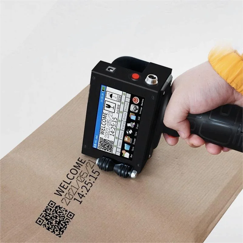 

Multilingual Digital Label Printing Machine Automatic Label Printer Sticker Machine Small Hand Held Inkjet Printer