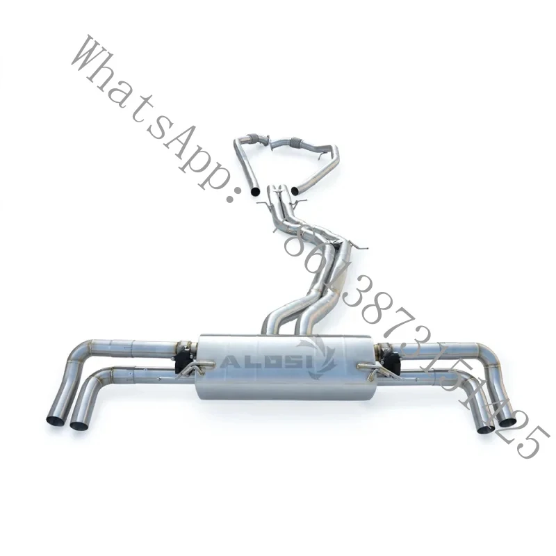 

Suitable AdaptPorsche 4.0T E3 2017-2023 SS304 Racing Performance Exhaust Pipe Muffler Exhaust Tailpipe and Fro