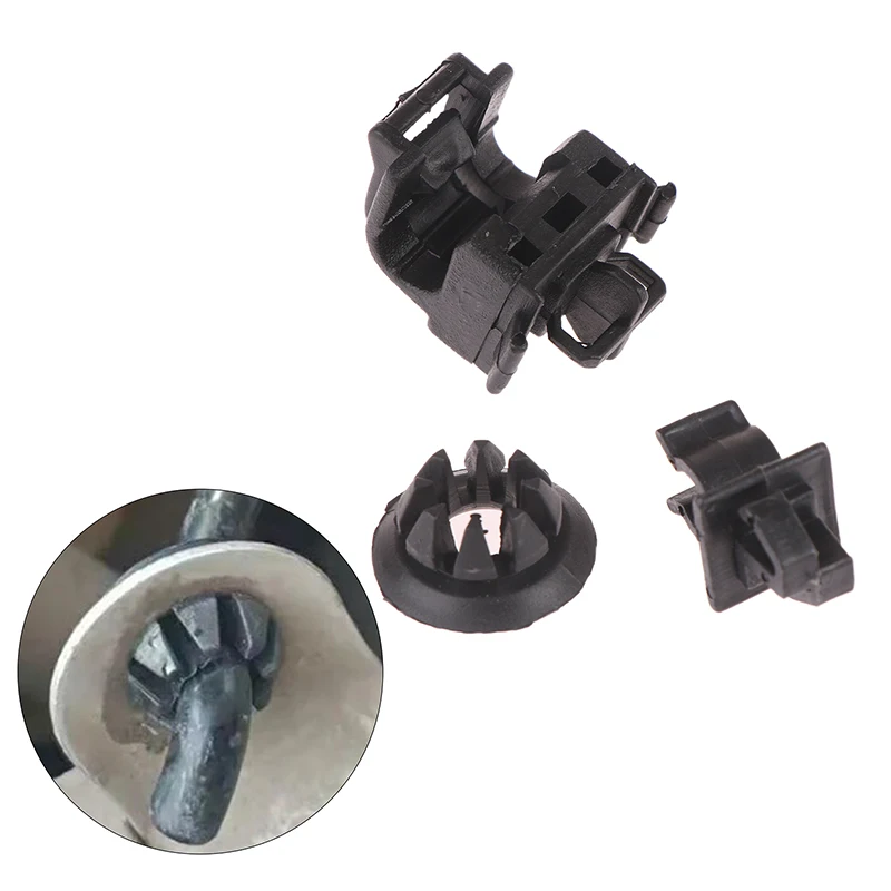 3PCS/set Hood Rod Holder Opener Stay Grommet Clips 90601-S84-A01 / 90602-S84-A01 For Accord Odyssey Fit RB1