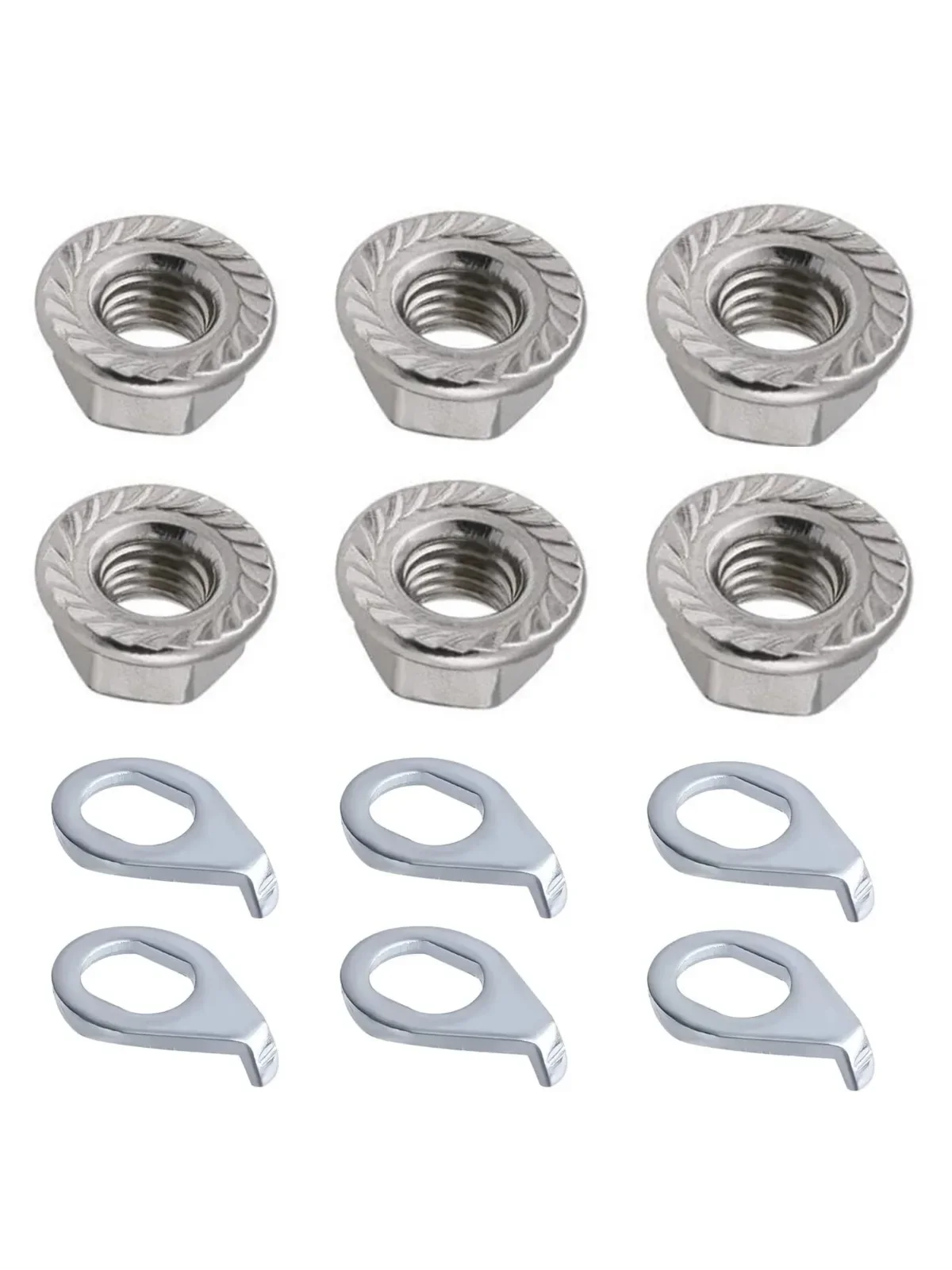 AliExpress NONE E-bike Hub Motor Nuts Safety Washer Front Rear Hub Carbon Steel M8/M9.5/M10 Lock Nut For 250-1000W Motors Electric Bicycle Parts