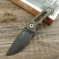 NEW FX Fixed Blade Knife 8Cr13Mov Blade Nylon Fiber Handle Outdoor EDC Knife Camping High Quality Pocket Knife Survival Tool