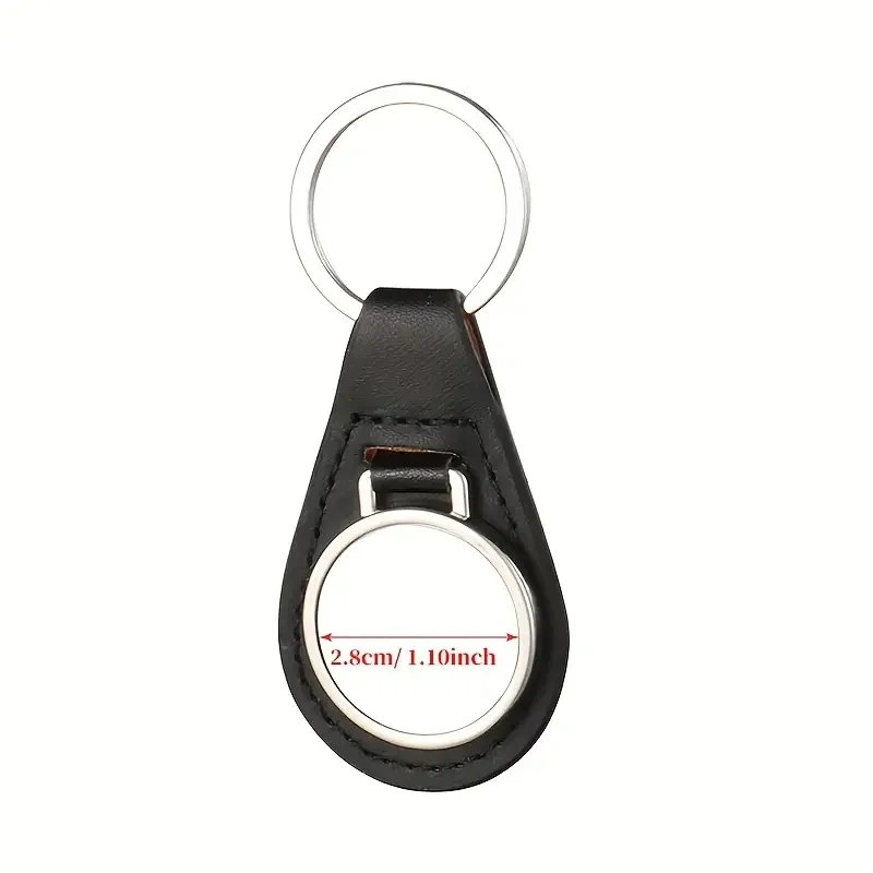Customisable Human Photo Leather Keychain, Stylish Accessory