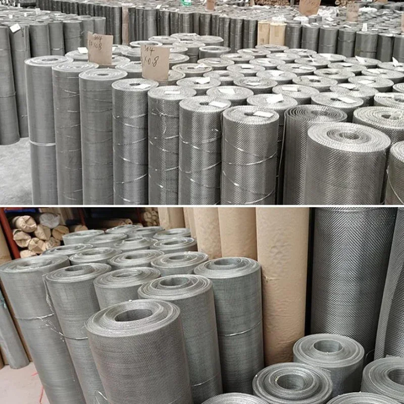 500x50cm 304 Stainless Steel Mesh Sheet, Woven Wire Filter Screen for Filtration, Screening & DIY Projects