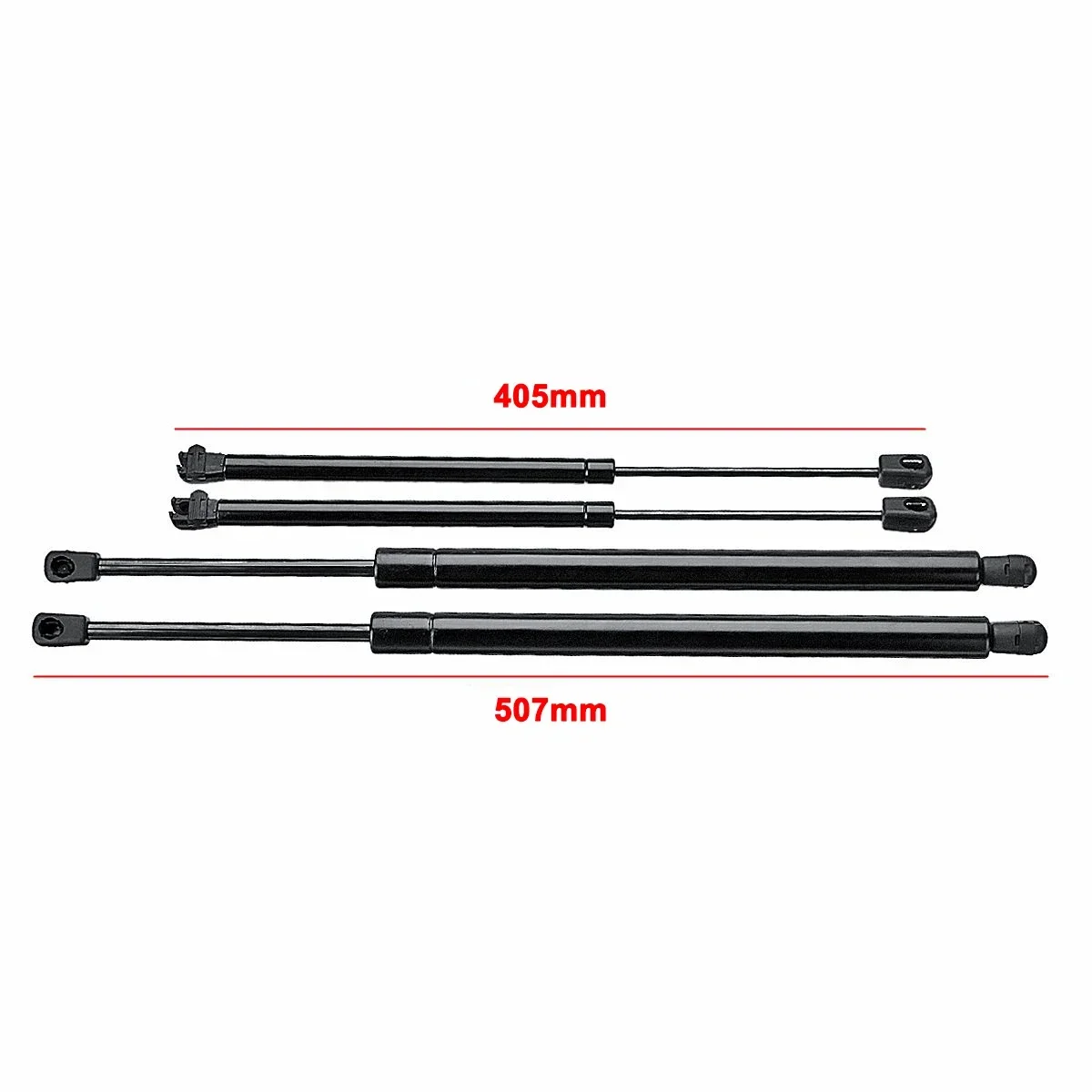 4Pcs Rear Tailgate Window Gas Struts Hydraulic Lift Support Rod For Nissan Pathfinder R51 2005-2012 Boot Lid Shock Absorber