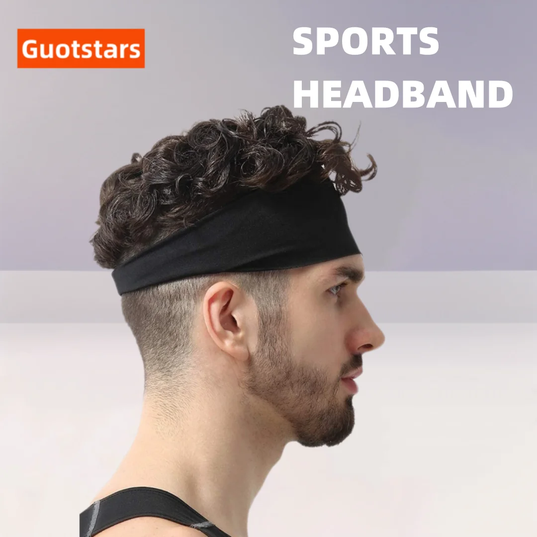 

Running Headband,Men Sweatband Sports Headband for Running,Cycling,Basketball,Yoga,Fitness Workout Stretchy Unisex Hairband