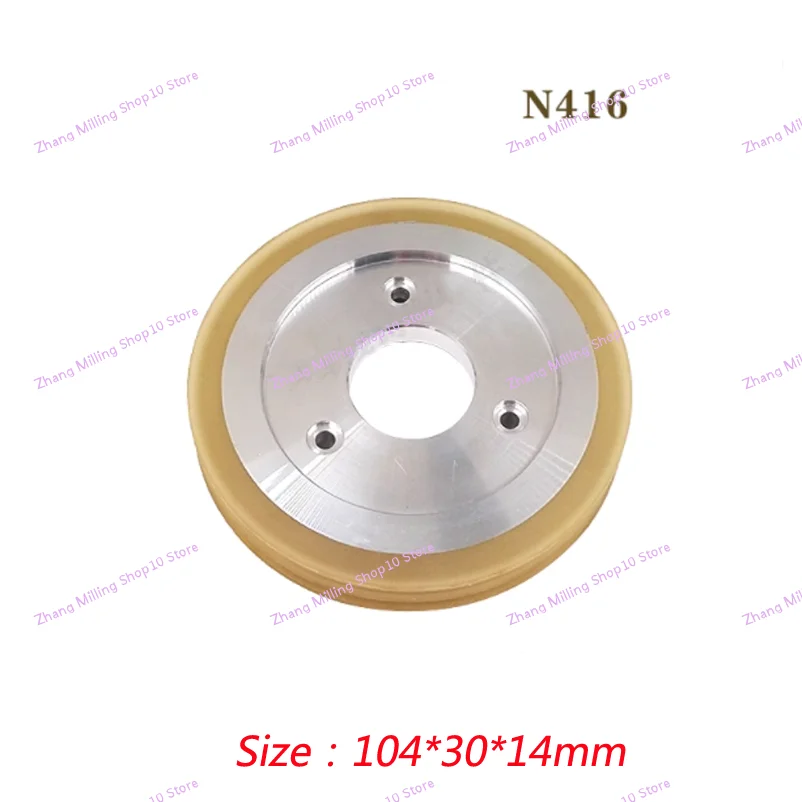 Rodillo de tensión de uretano 6EC100B404 15EC100F411, piezas de repuesto de máquina de baja velocidad, 104x30x14mm para cable Makino edm-low Speed