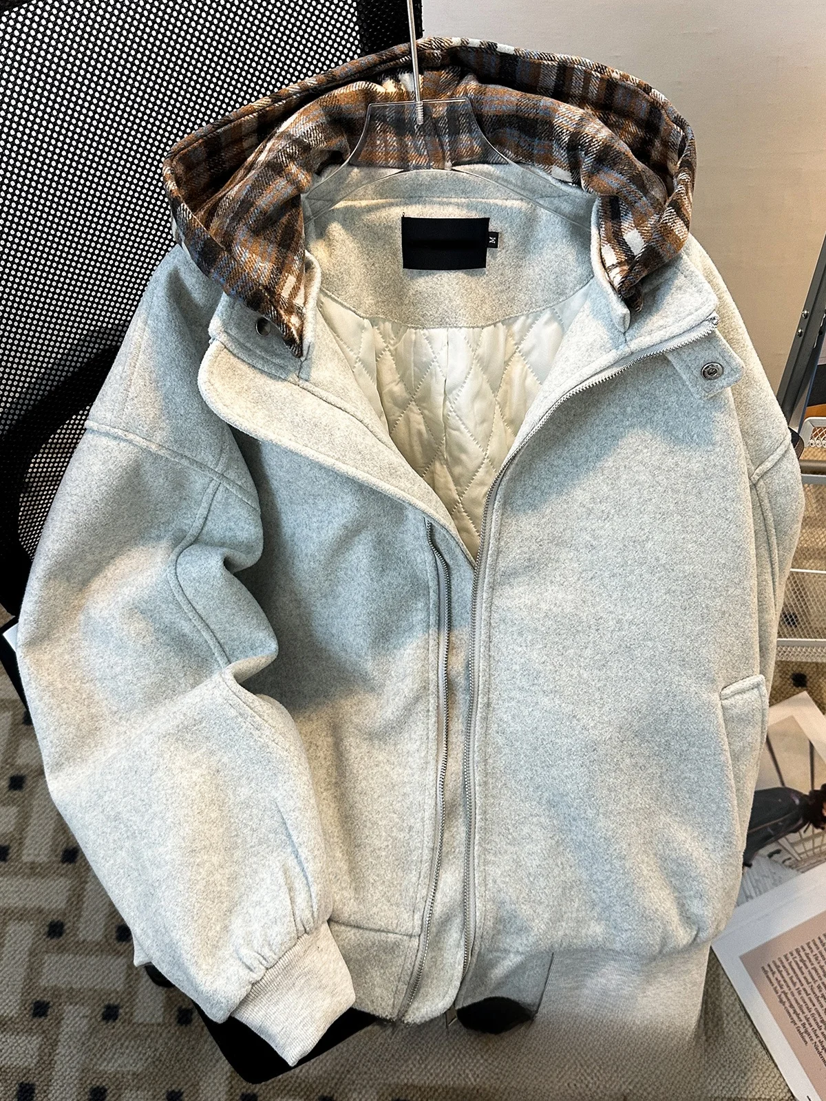 

Мужская зимняя куртка из утолщенного хлопка с отстегивающимся капюшоном, повседневная, спортивная, в стиле ретро, молодежная, имитация двухслойности, хлопковая одежда, верхняя одежда