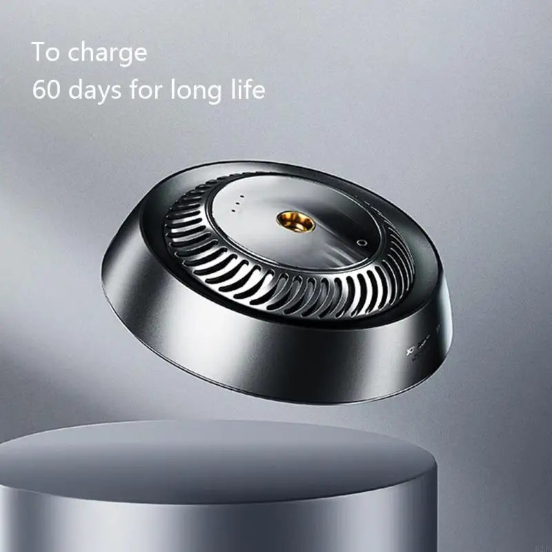 U2JA Car Aroma Diffuser Rechargeable Purifying Aroma Diffuser Dispelling Odor Light Fragrance Car Perfume Aroma Diffuser