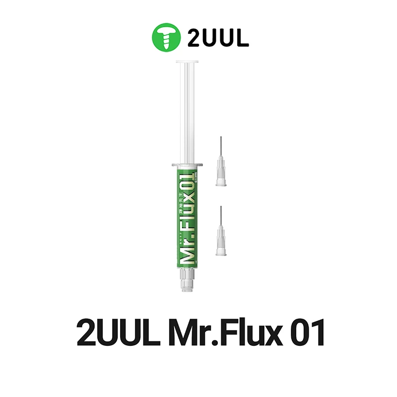 2UUL Mr. Flux 01 SC17 Soldering Flux 10cc Antioxidant Motherboard Chip IC PCB BGA CPU Repair Welding Oil Soldering Oil