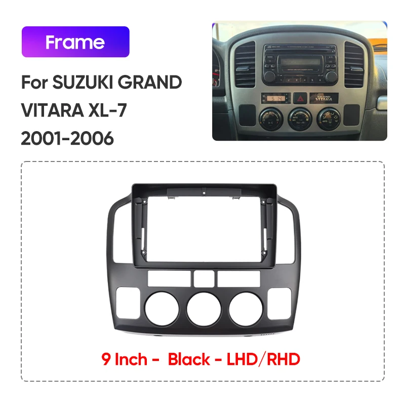 SUZUKI 2008 CHIEF EDITOR MEETING ハーモニカ For SUZUKI GRAND VITARA XL-7 2001-2006 9INCH Car Multimedia Radio