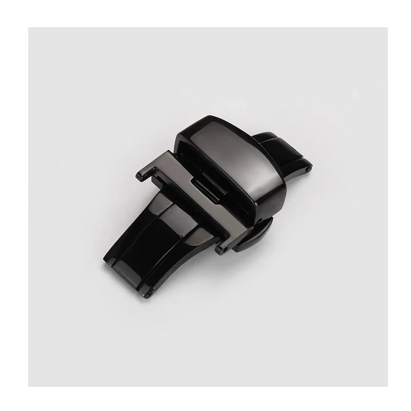 Watch Accessories Stainless Steel Butterfly Buckle Watch Belt Buckle Strap Double Press Automatic Elastic Stainless Steel Buckle