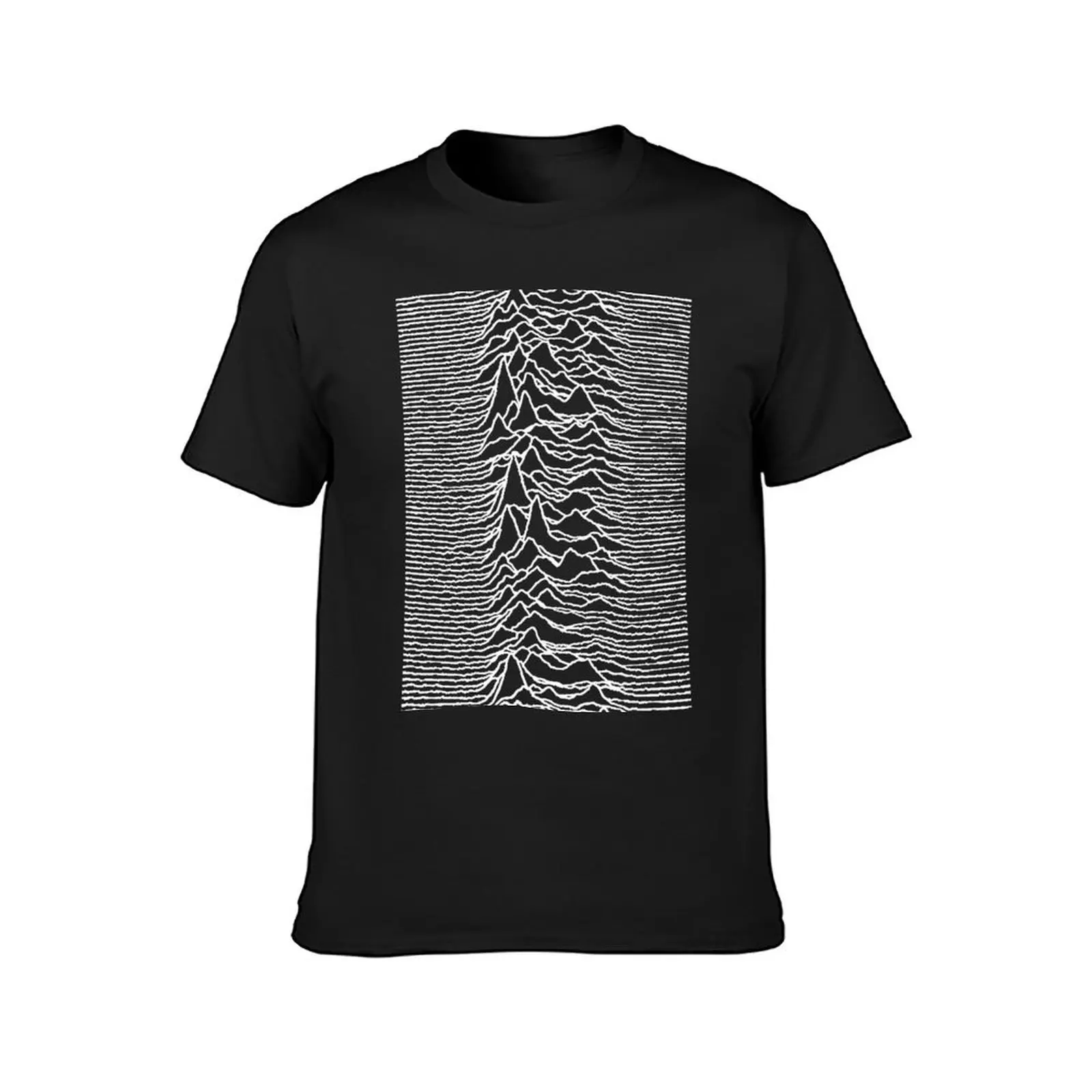 Unknown Pleasures T-Shirt customizeds kawaii clothes T-shirt men