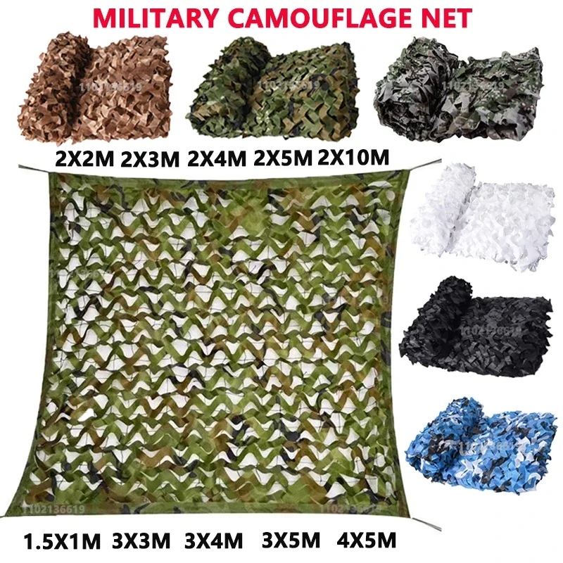 Outdoor Camouflage Hunting Net, Garden Sunshade, Terrace, Car Camouflage Net, White Jungle, Beige, Camouflage Net