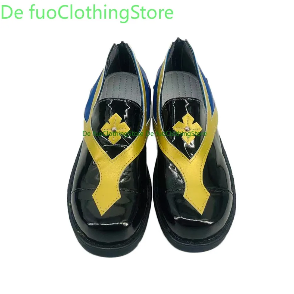 DefuoClothing Genshin Impact Kamisato Ayato zapatos de Cosplay botas de Anime juego de rol zapatos y botas fiesta de Halloween
