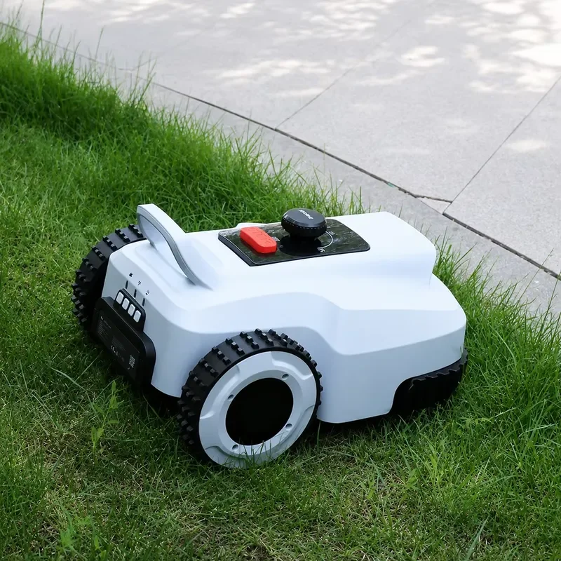 Smart GPS Robot Lawn Mower Wireless Remote Control Electric Battery Powered Automatic Grass Cutter for All Terrain Garden