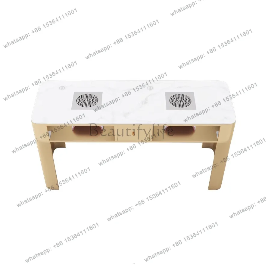 Elegant Subtle Manicure Nail Table Premium Trendy Classic Luxury Manicure Nail Table Nordic Style Mesa Manicura Salon Furniture