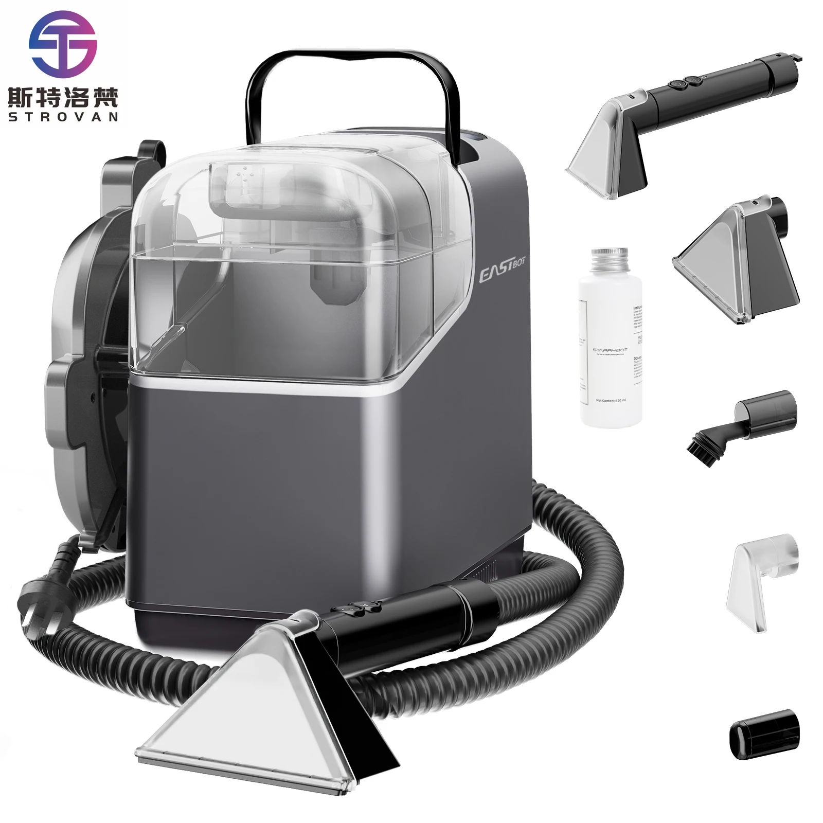 

STLF Deep Shampoo Sofa Robotic Vacuum Cleaner for Carpet Only Wet and Glass with Photis Robot Powerful Carpet Cleaner