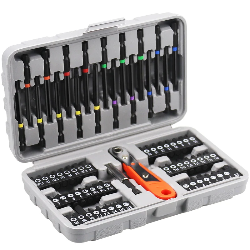 LUCHSHIY Screwdriver Set 68/36/26pcs Magnetic Torx Phillips Impact Screw Drill Bits Kit Repair Tool Kit 1/4\