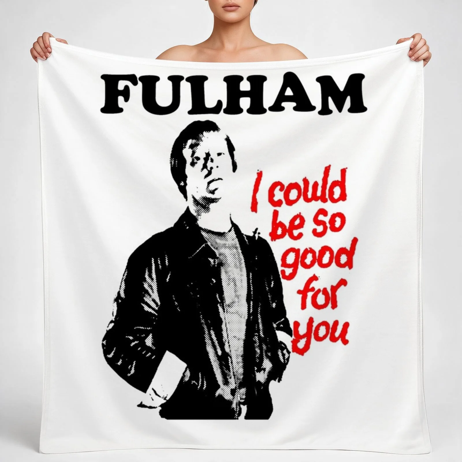 Fulham - Minder - Terry McCann - I Could Be So Good For You Throw Blanket couch cozy soft plush fuzzy picnic outdoor blanket