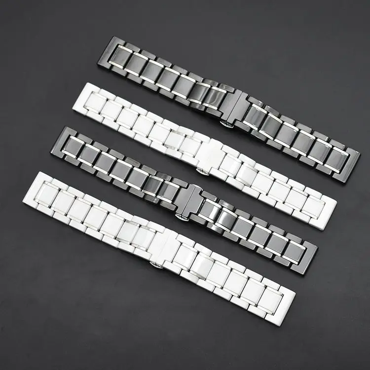 الفرقة لساعة سامسونج جالاكسي 3 حزام 45 مللي متر 41 مللي متر الفاخرة السيراميك الأعمال سوار نشط 2 40 مللي متر 44 مللي متر/ساعة جالاكسي 46 مللي متر 20 مللي متر 22 مللي متر #4