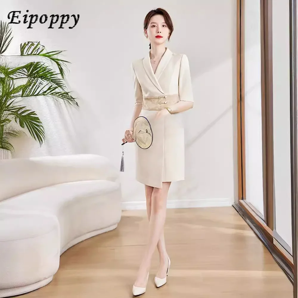 New Chinese style feminine suit dress for summer