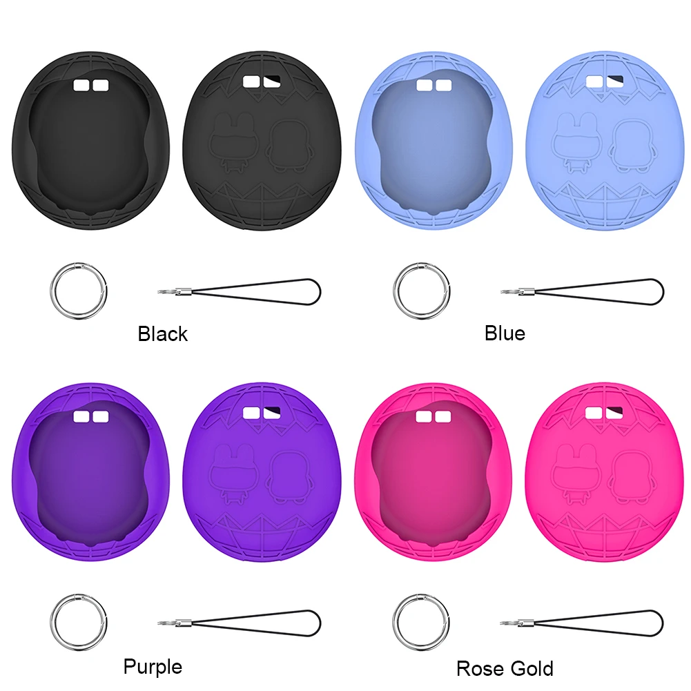 Silicone Case for Tamagotchi Uni Waterproof Protective Cover with Lanyard Anti-Scratch Protective Skin Sleeve Shell Accessories