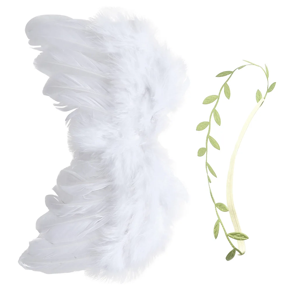 

Baby Prop Newborn Photo Leaf Headdress Comfortable Touch Excellent Craftsmanship Wing Props Decor