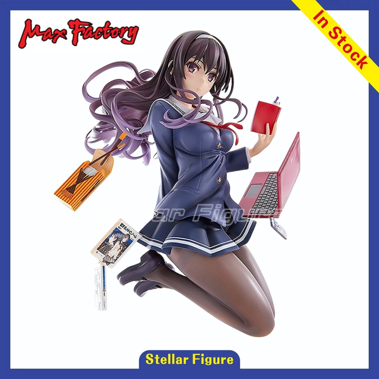 【SF】Em Estoque Max Factory GSC Como Criar uma Heroína Estranha Kasumigaoka Utaha Figuras em Escala 1/7 Coleção de Modelos Originais