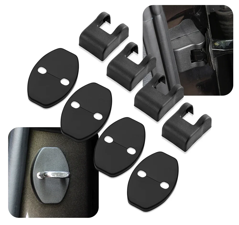 

Автомобильный дверной стопор, защитные чехлы для дверных замков для VW CC Golf 7, Polo Passat Jetta для Skoda Fabia Octavia Superb Yeti