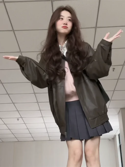 

Jackets Woman Fashion Women'S Half Coat Single-Layer Cotton Front Pocket Button Short Padded Autumn Casual Simple Pure Slim-Fit