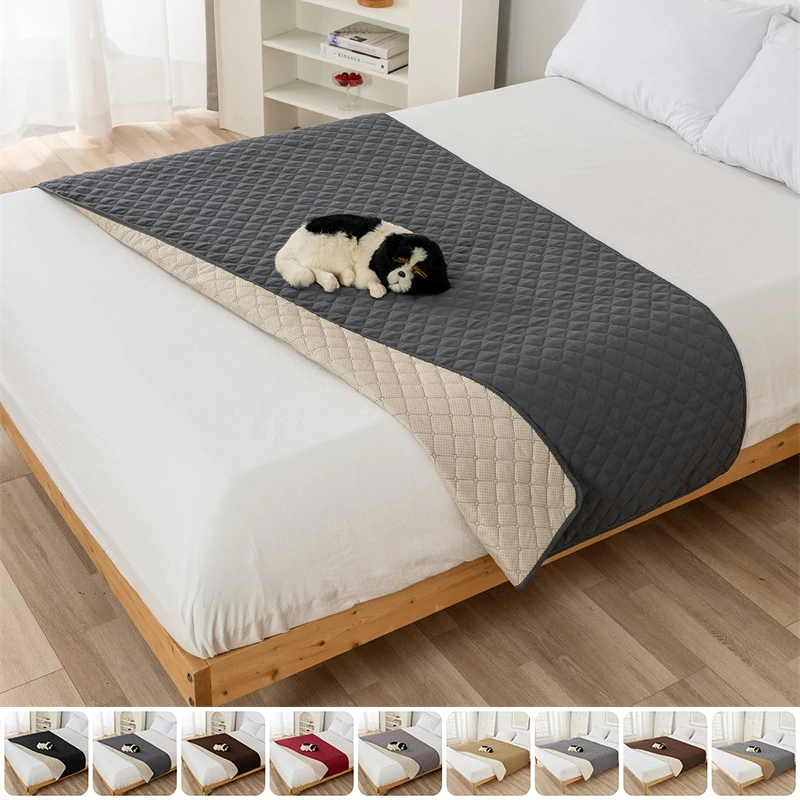 1PC Water Repellent Bedspread Pads Quilted Bed King Size Bed Sheet Covers Kids Pet Dog Cat Urine Pad Bed Mattress Protector Mat