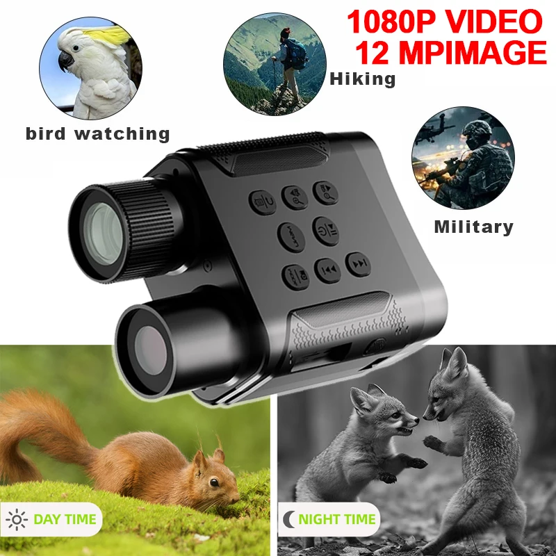 

1080P HD Digital Night Vision Binoculars Device Infrared Night Vision Goggles Recorder Full Dark 300m For Hunting Camping