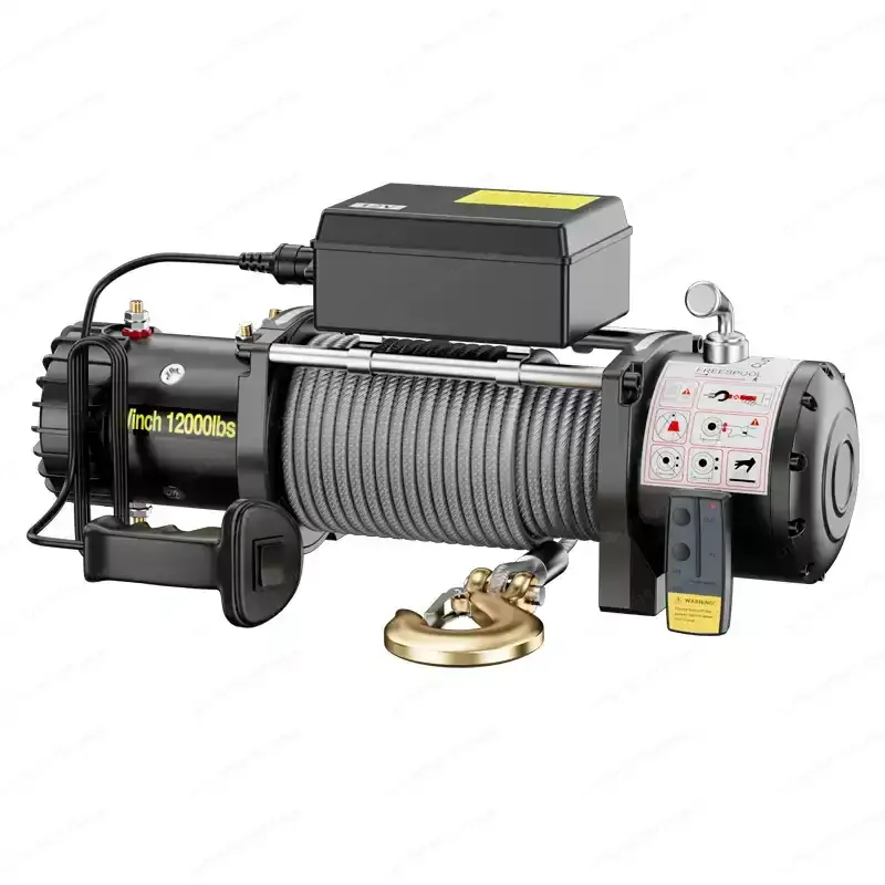 

Car Remote Control Hoist Winch Electric Winch Synthetic Tow Rope Winch Off-road Vehicle for Vehicle Crane