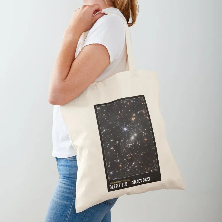 

NASA's James Webb Space Telescope Deep Field SMACS 0723 Image Tote Bag Fabric bag tote bag men's tote woman