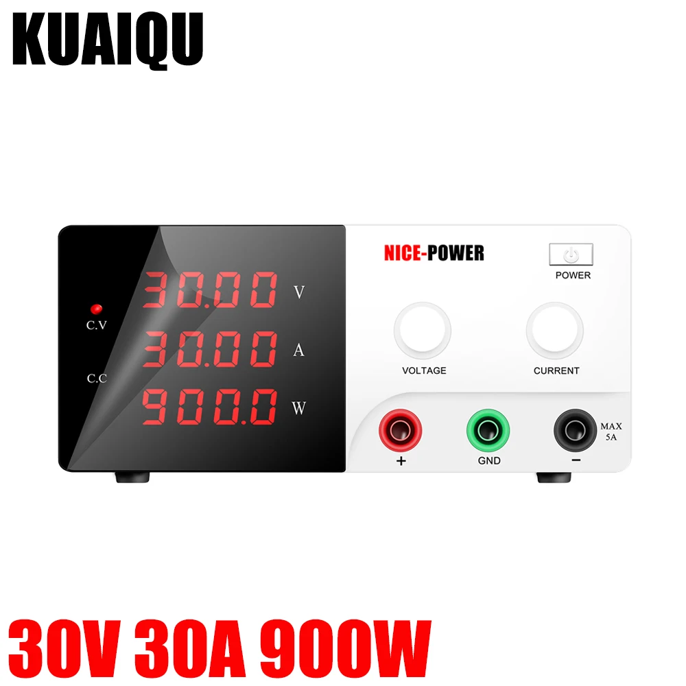 KUAIQU R-SPS3030 30V30A 24V 15V 12V 5V DC Switching Power Supply Chemical Plating Electrolysis for Metal-based Industrial Plants