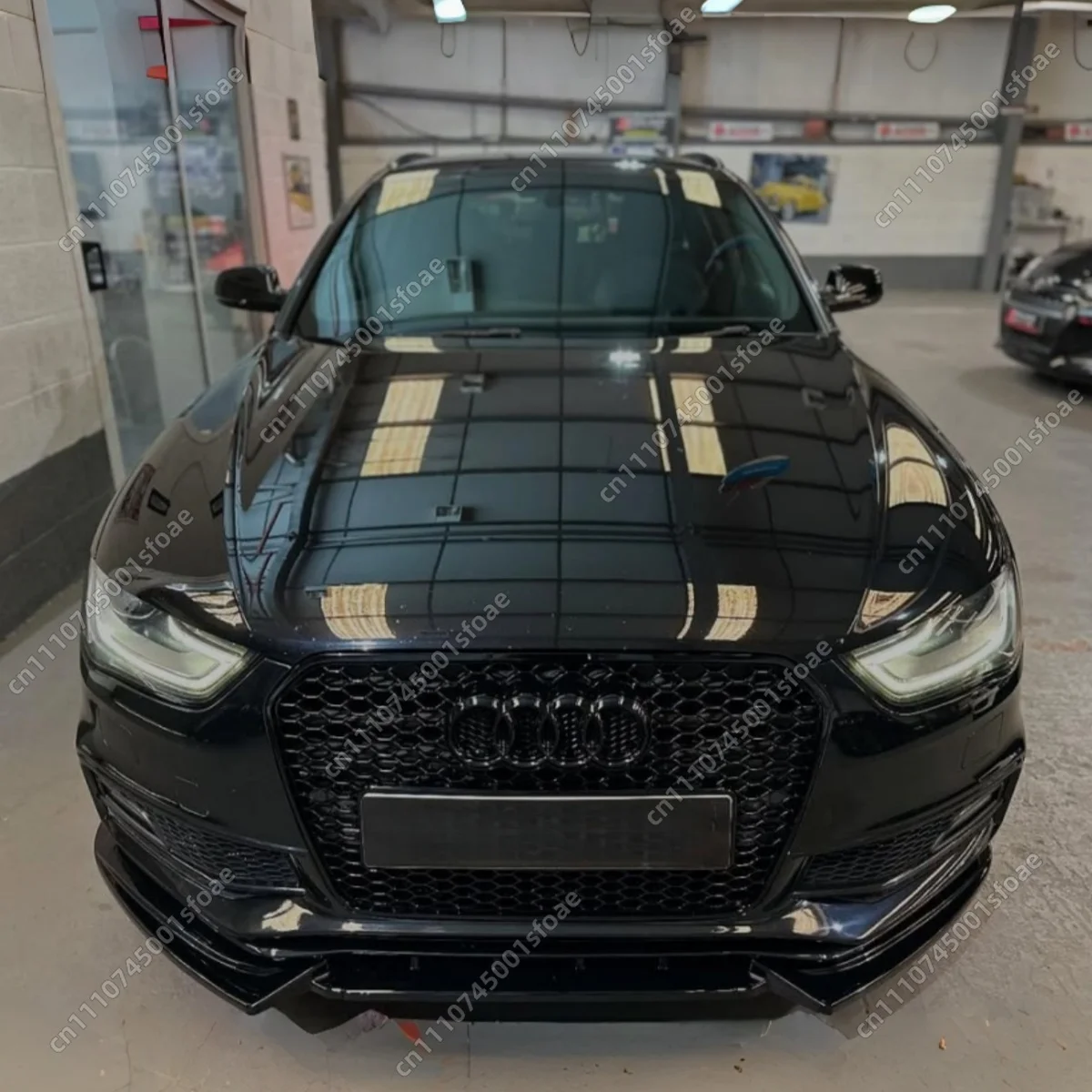 

Car Front Bumper Spoiler Lip For Audi A3 8V Pre-Facelift 2013 2014 2015 2016 ABS Glossy Black Chin Diffuser Auto Body Kit Tuning