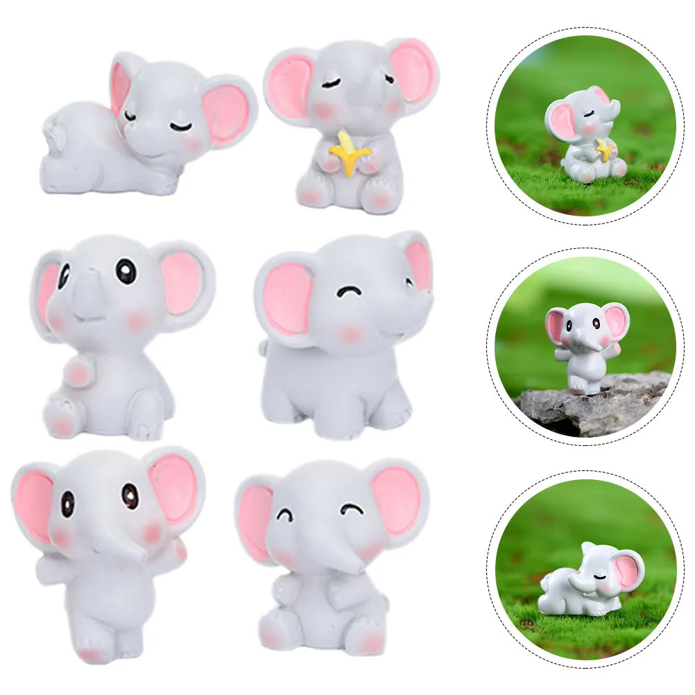 

Resin Ornaments Toy Animals Fairy Garden Accessories Delicate Figurines Decorations