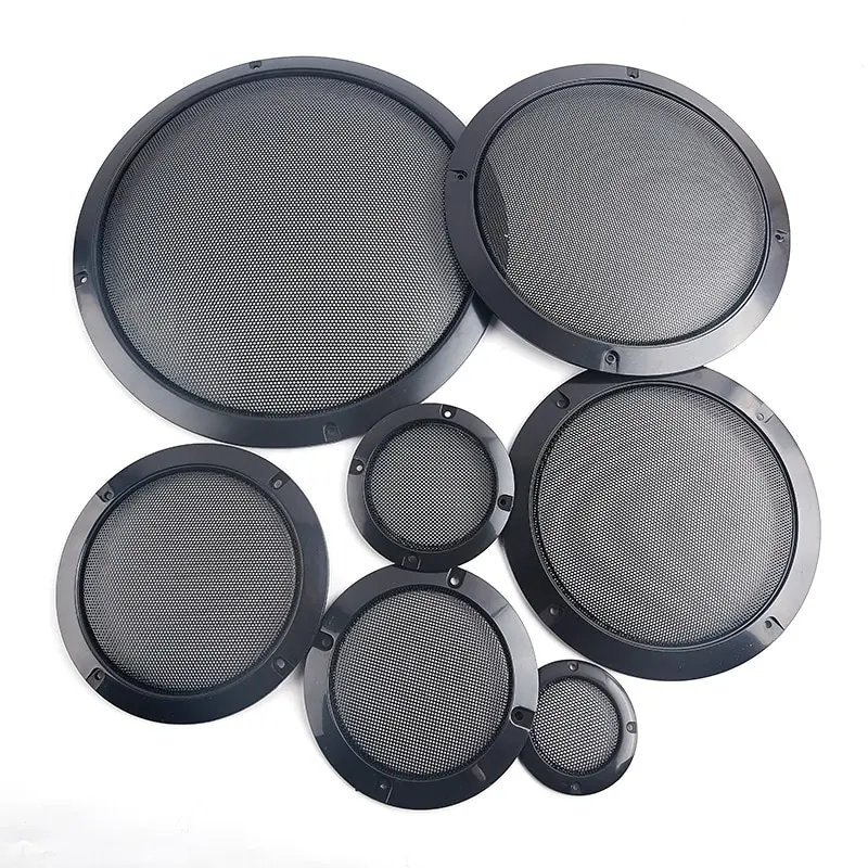 Speaker Net Cover High-grade Car Home Mesh Enclosure Speakers Plastic Frame Metal Iron Wire Grilles 2/3/4/5/6.5/8/10 Inch