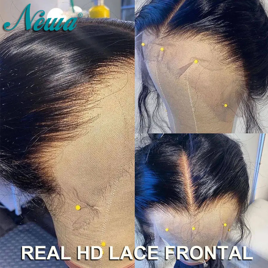 

Newa Hair Pre Plucked Hairline 13x6/13x4 HD Lace Frontal Straight & Body Wave Human Hair Closures 5x5/6x6/9x6 HD Lace Closures