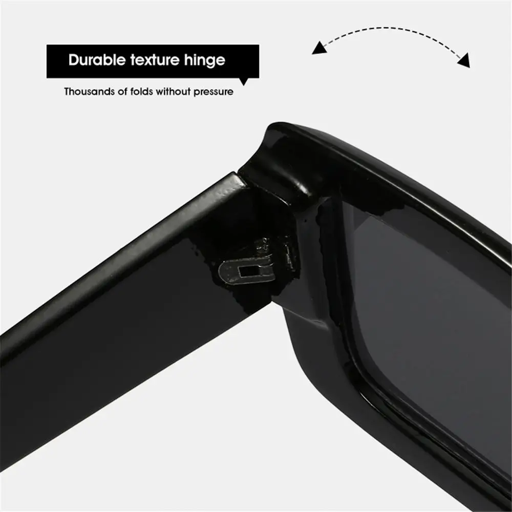 Women & Men Square Trendy Jelly Color Eyewear Purple Sun Glasses Men\'s Shades Small Rectangle Sunglasses