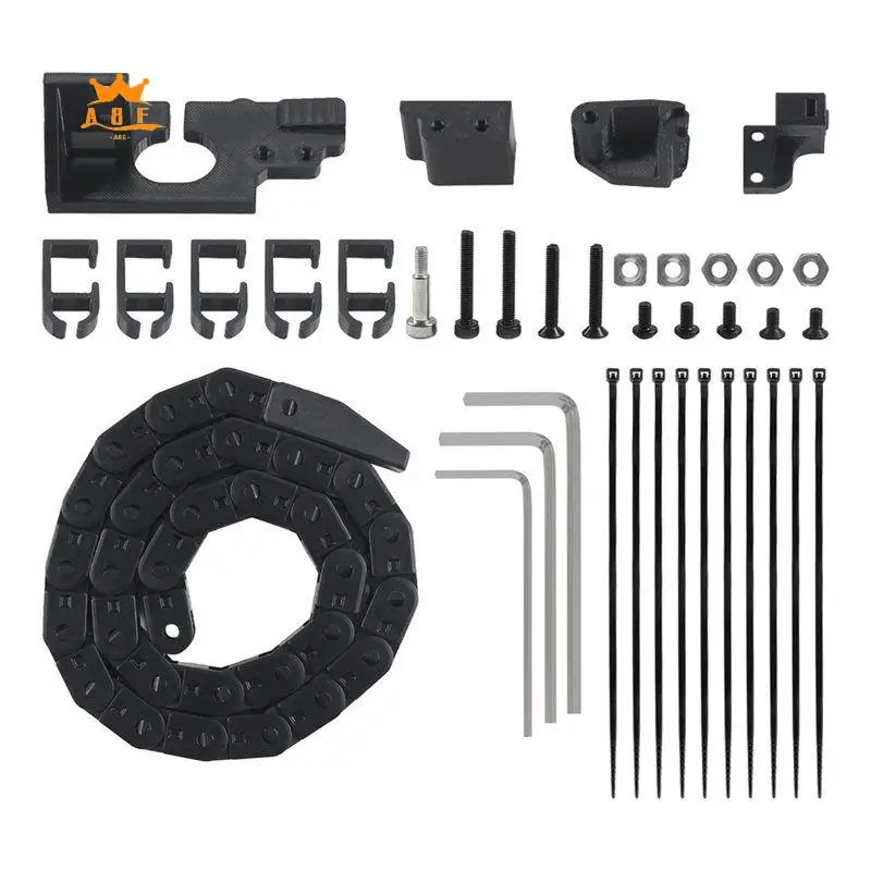 A08E-Drag Chain For Flashforge Adventurer 5M/ 5M Pro Bridge Cable Chain High Temperature Resistant Drag Chain Kit